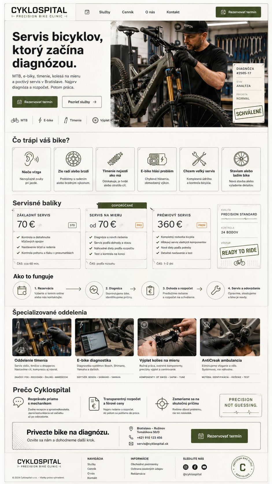 Referenčný servisný návrh